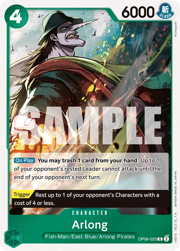Arlong OP06-023 Reprint