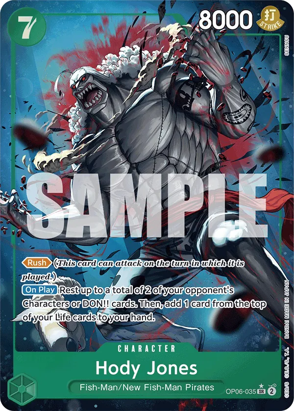Hody Jones OP06-035 Alternate Art