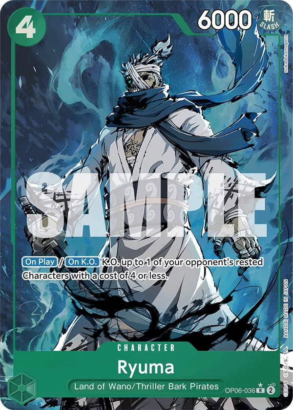 Ryuma OP06-036 Alternate Art