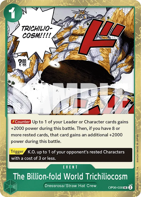 The Billion-fold World Trichiliocosm OP06-038 Pirate Foil