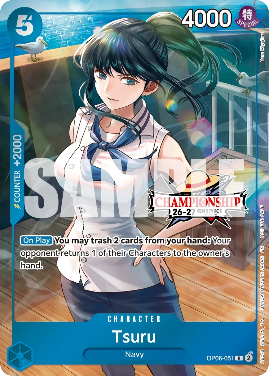 Tsuru OP06-051 Normal One Piece TCG card
