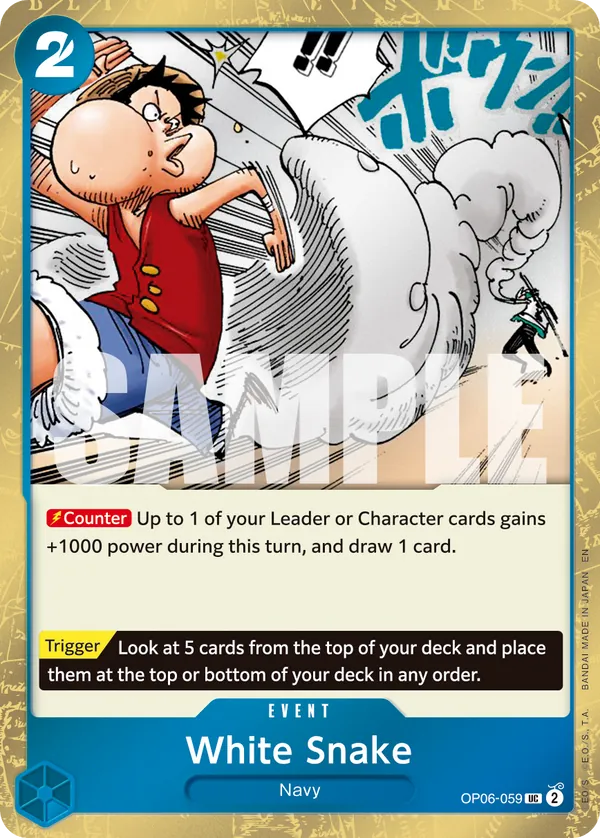 White Snake OP06-059 Pirate Foil