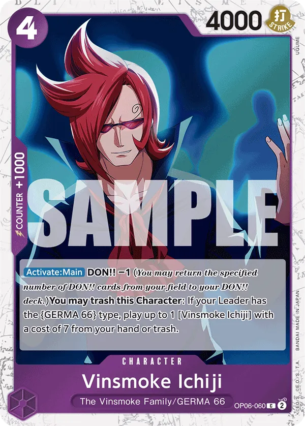 Vinsmoke Ichiji OP06-060 Pirate Foil
