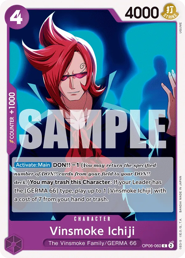 Vinsmoke Ichiji OP06-060 Reprint
