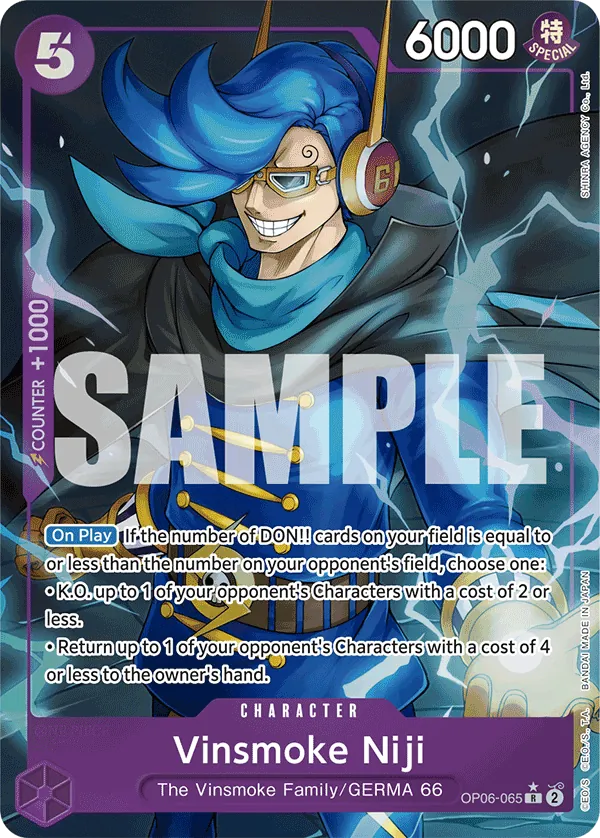Vinsmoke Niji OP06-065 Alternate Art