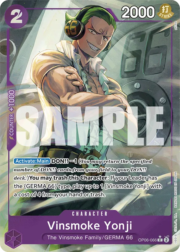 Vinsmoke Yonji OP06-066 Full Art