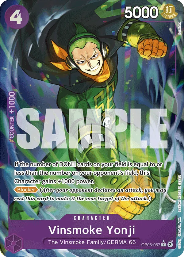 Vinsmoke Yonji OP06-067 Full Art
