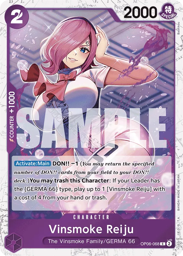 Vinsmoke Reiju OP06-068 Pirate Foil