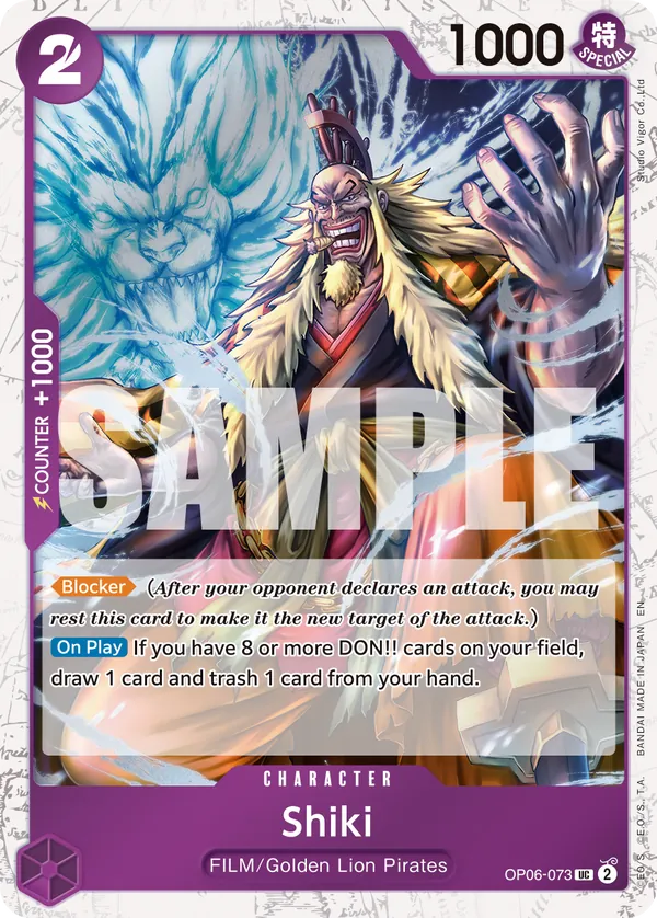 Shiki OP06-073 Pirate Foil
