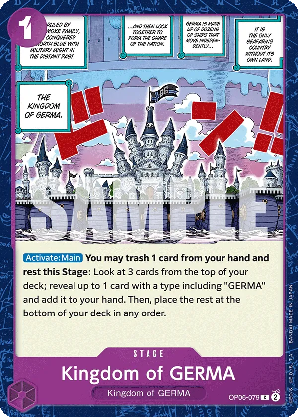 Kingdom of GERMA OP06-079 Normal