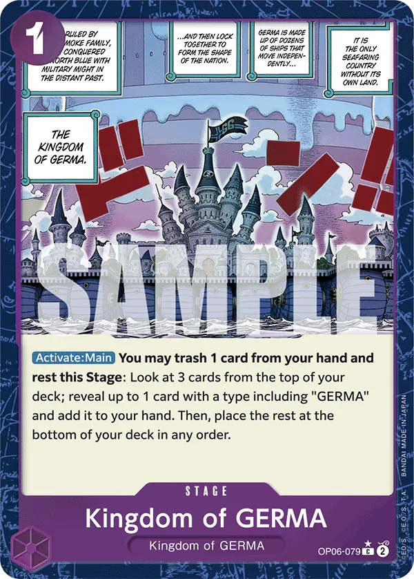Kingdom of GERMA OP06-079 Alternate Art
