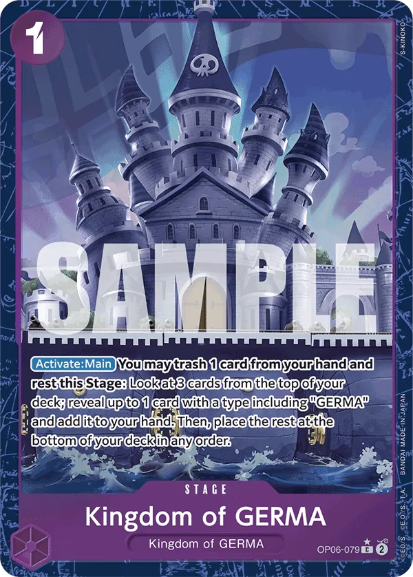 Kingdom of GERMA OP06-079 Alternate Art