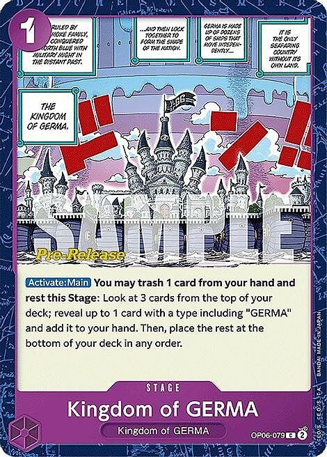 Kingdom of GERMA OP06-079 Normal