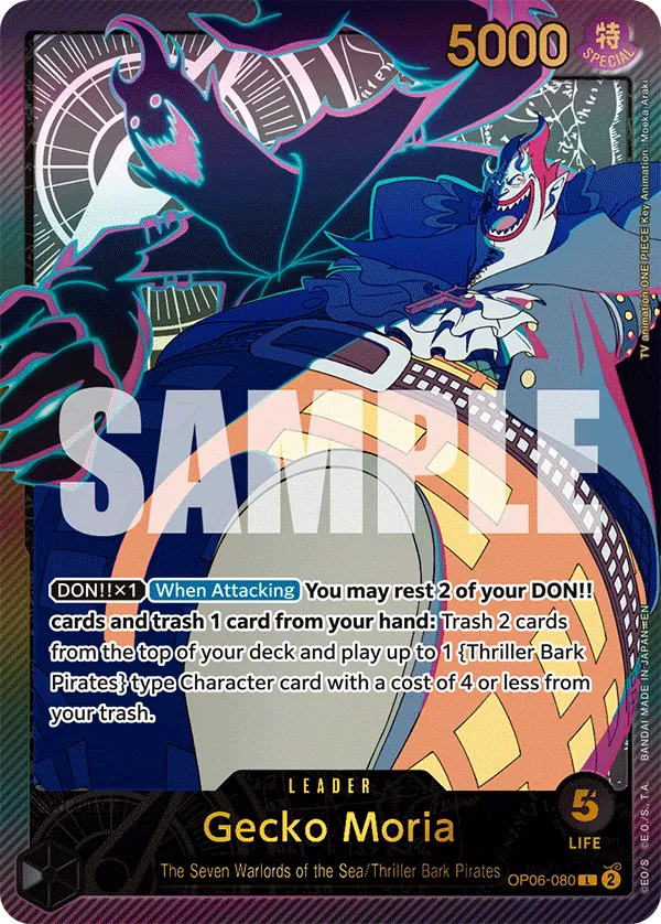 Gecko Moria OP06-080 Alternate Art