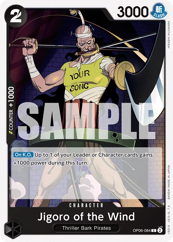 Jigoro of the Wind OP06-084 Normal