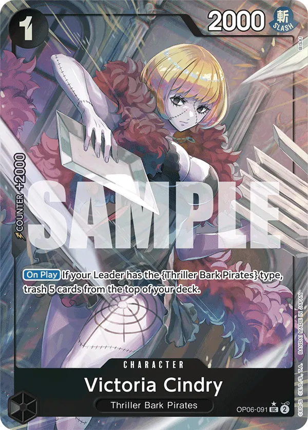 Victoria Cindry OP06-091 Full Art