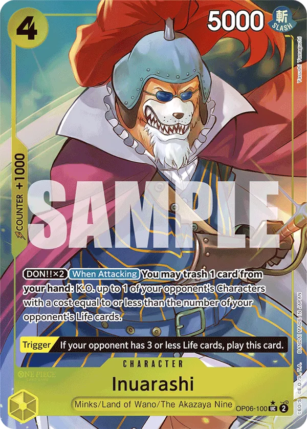 Inuarashi OP06-100 Full Art