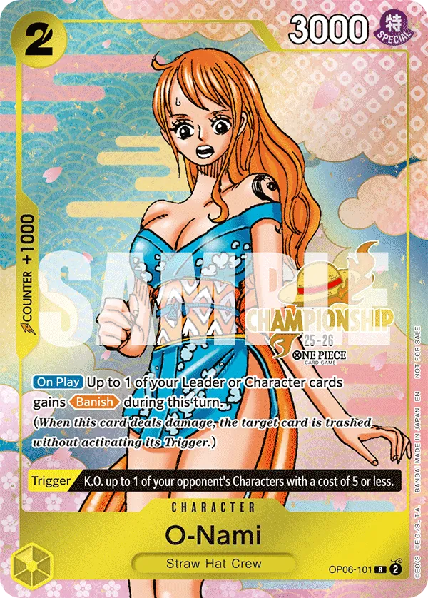 O-Nami OP06-101 Alternate Art
