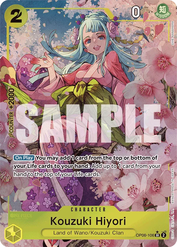 Kouzuki Hiyori OP06-106 Alternate Art