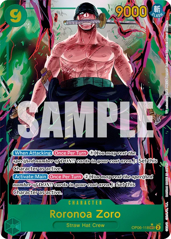 Roronoa Zoro OP06-118 Parallel