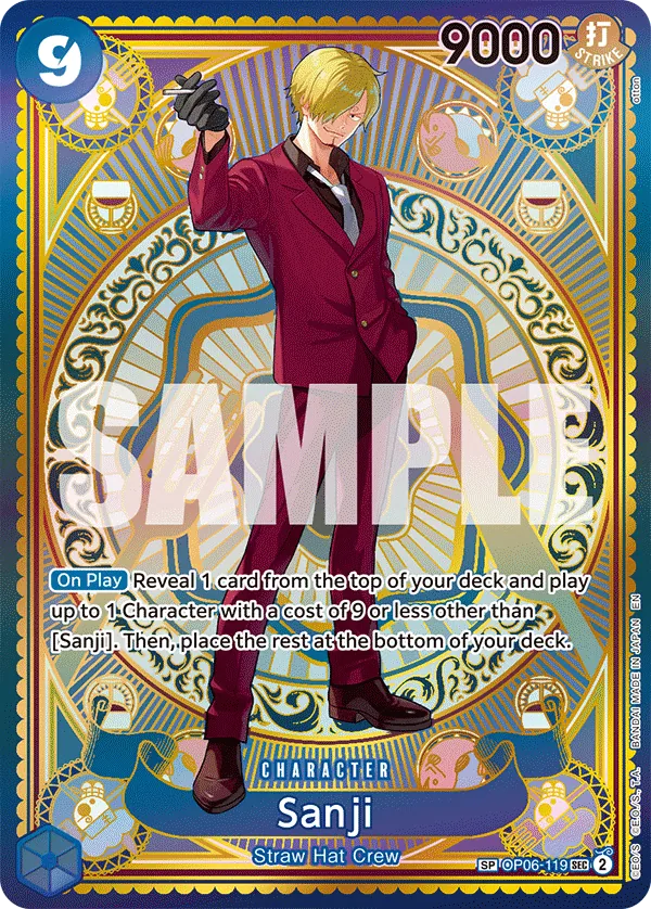 Sanji OP06-119 Alternate Art