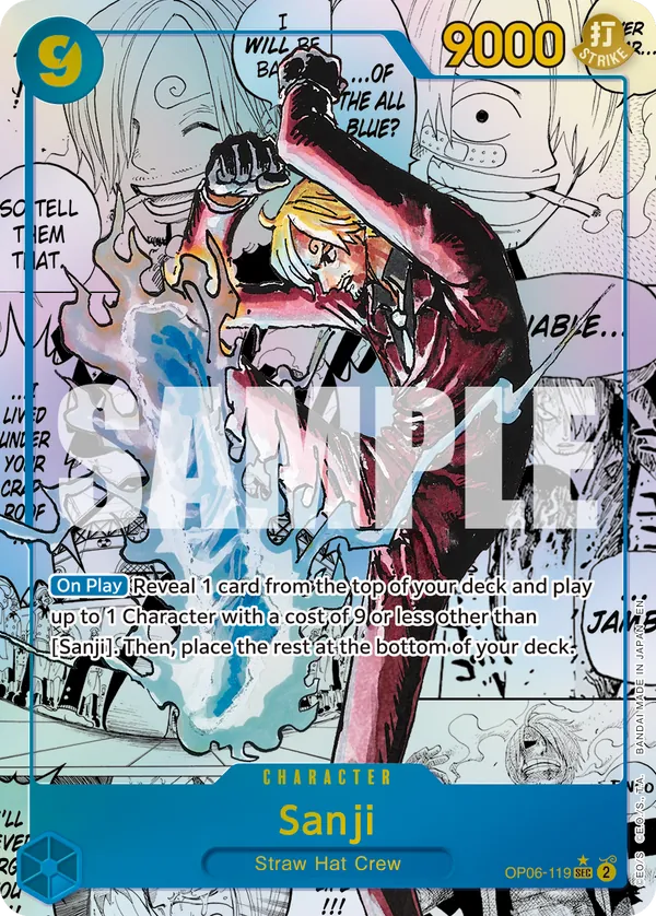 Sanji OP06-119 Manga Rare