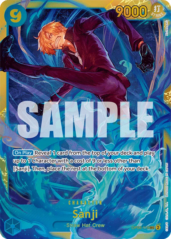Sanji OP06-119 Reprint