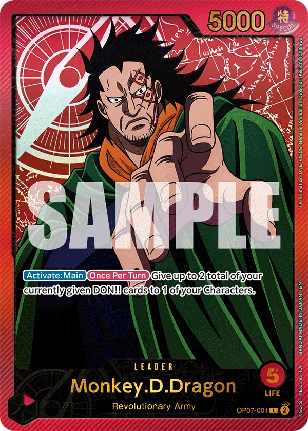 Monkey.D.Dragon OP07-001 Alternate Art