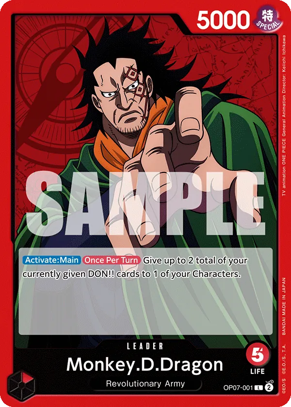 Monkey.D.Dragon OP07-001 Normal