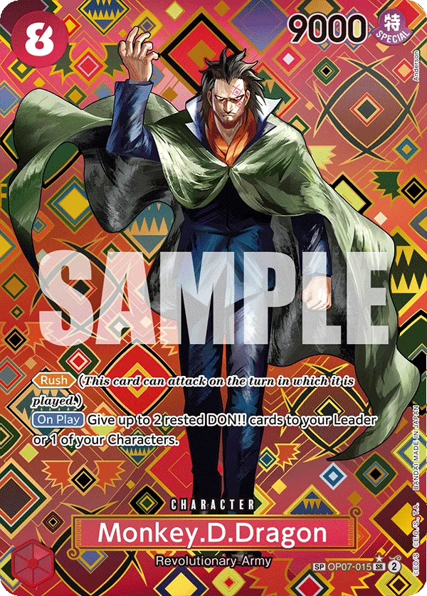 Monkey.D.Dragon OP07-015 Alternate Art