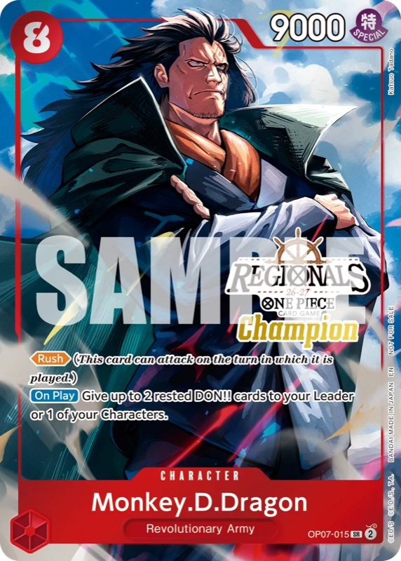 Monkey.D.Dragon OP07-015 Alternate Art
