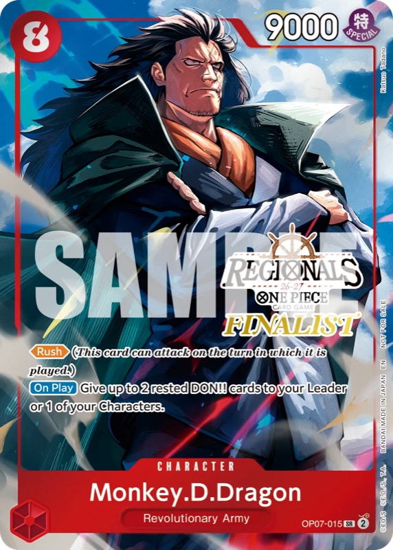 Monkey.D.Dragon OP07-015 Alternate Art