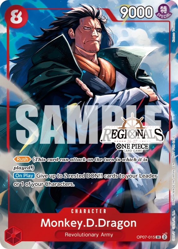 Monkey.D.Dragon OP07-015 Alternate Art