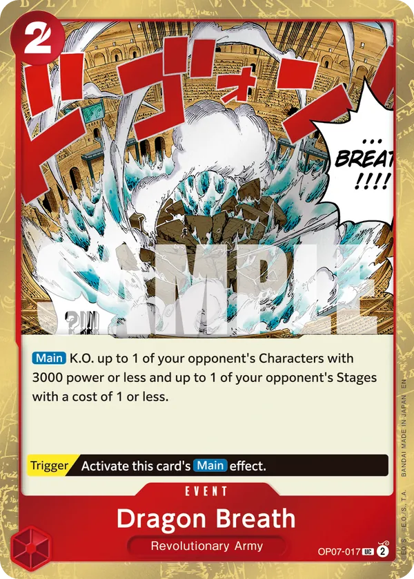 Dragon Breath OP07-017 Pirate Foil