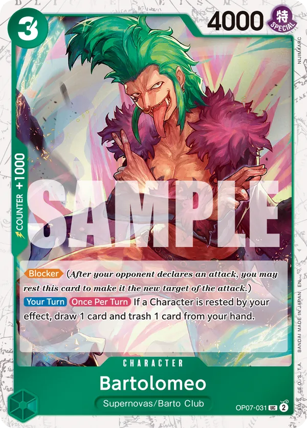 Bartolomeo OP07-031 Pirate Foil