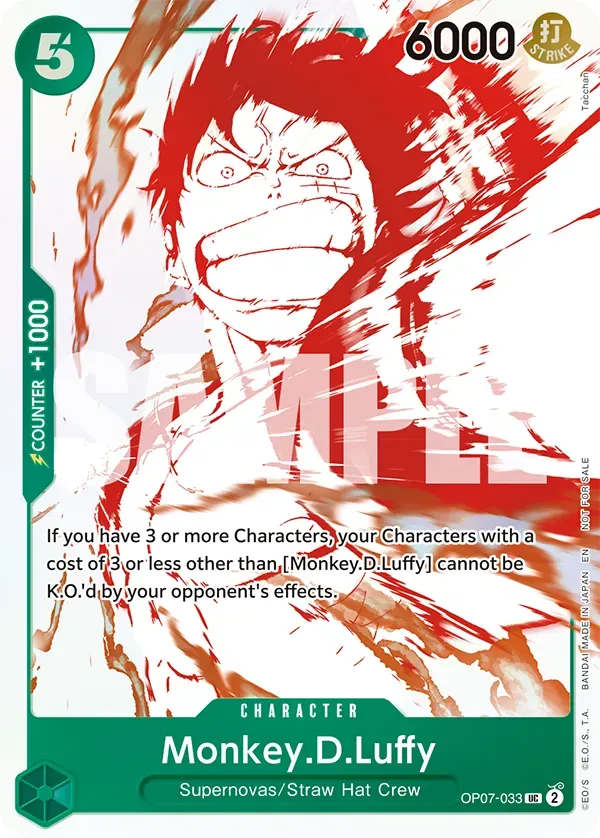 Monkey.D.Luffy OP07-033 Alternate Art