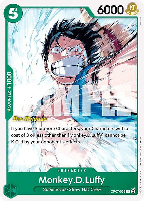 Monkey.D.Luffy OP07-033 Normal