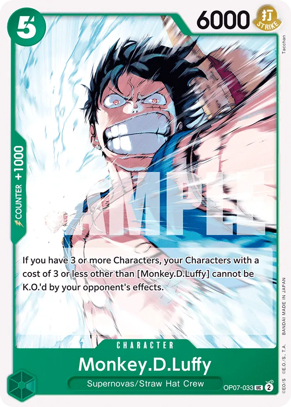 Monkey.D.Luffy OP07-033 Reprint