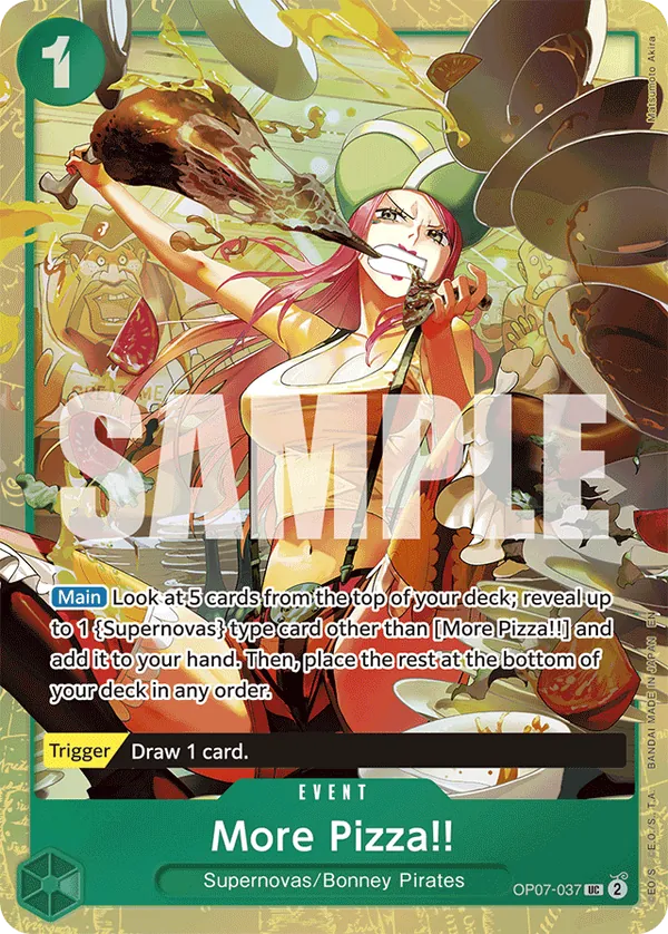 More Pizza!! OP07-037 Alternate Art