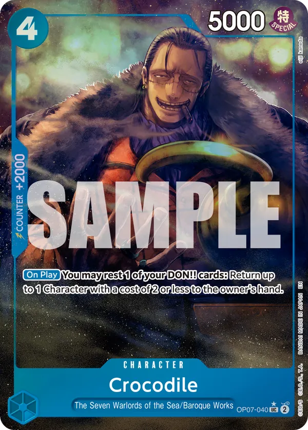 Crocodile OP07-040 Alternate Art