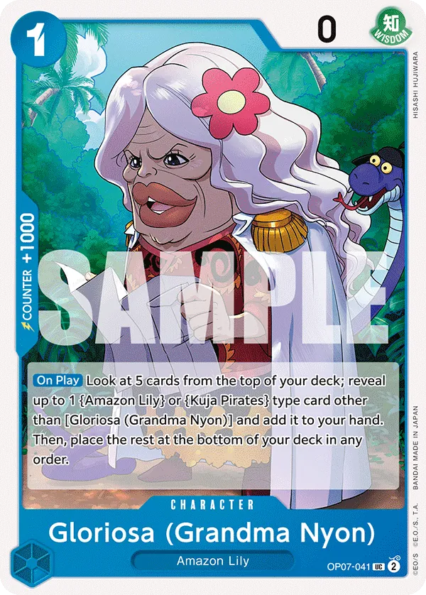 Gloriosa (Grandma Nyon) OP07-041 Normal