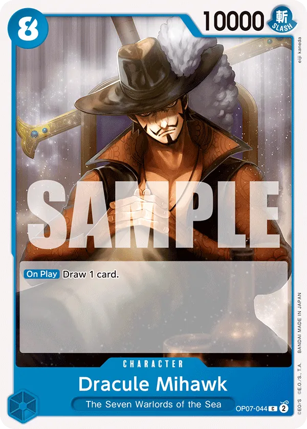 Dracule Mihawk OP07-044 Normal