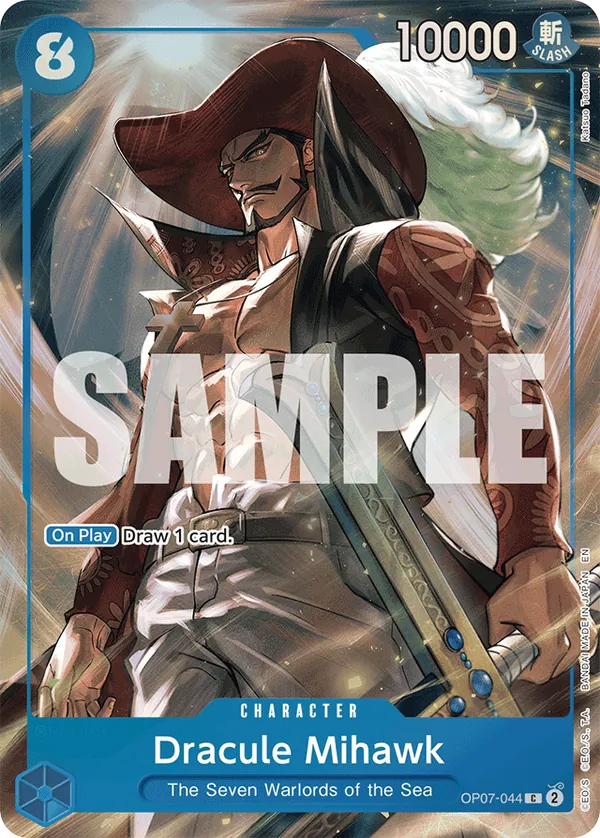 Dracule Mihawk OP07-044 Alternate Art