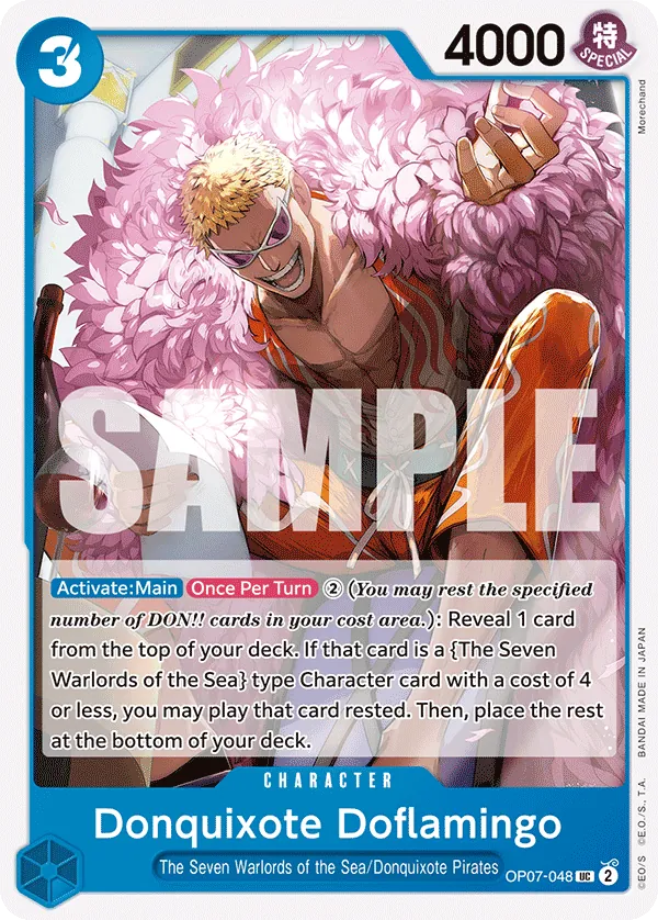 Donquixote Doflamingo OP07-048 Normal
