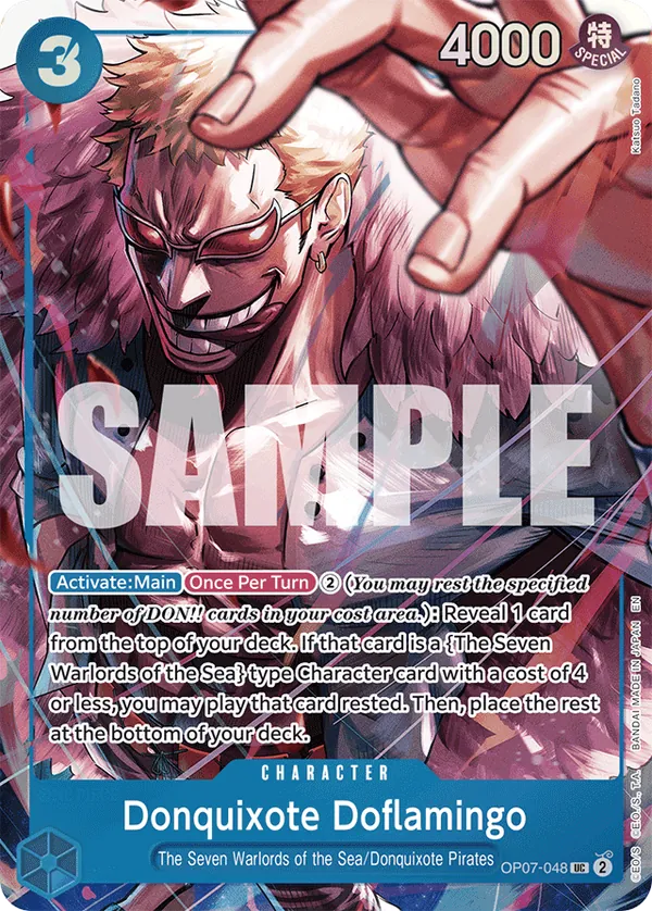 Donquixote Doflamingo OP07-048 Alternate Art