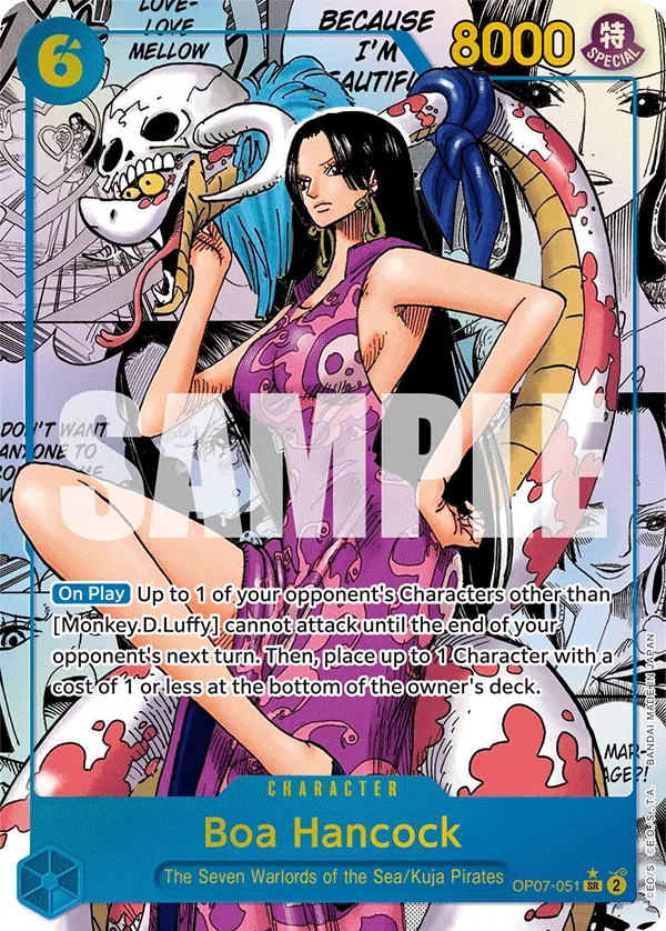 Boa Hancock OP07-051 Manga Rare