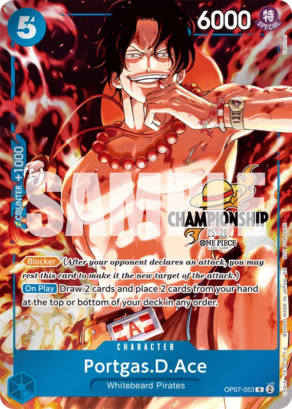 Portgas.D.Ace OP07-053 Alternate Art