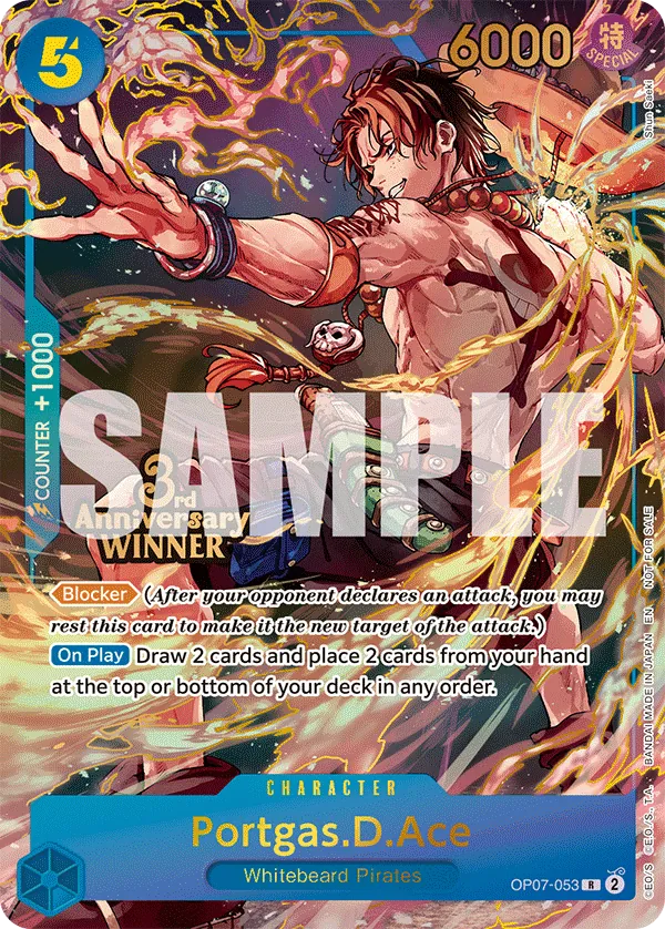 Portgas.D.Ace OP07-053 Alternate Art