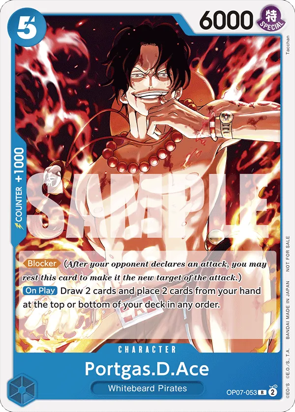 Portgas.D.Ace OP07-053 Alternate Art