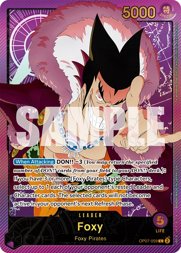 Foxy OP07-059 Alternate Art